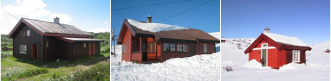 Bilde av UiBs hytte på fjellet. 