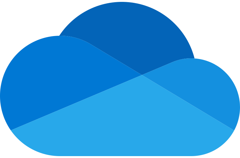 Bilde av OneDrive logoen i form av en stilisert blå sky